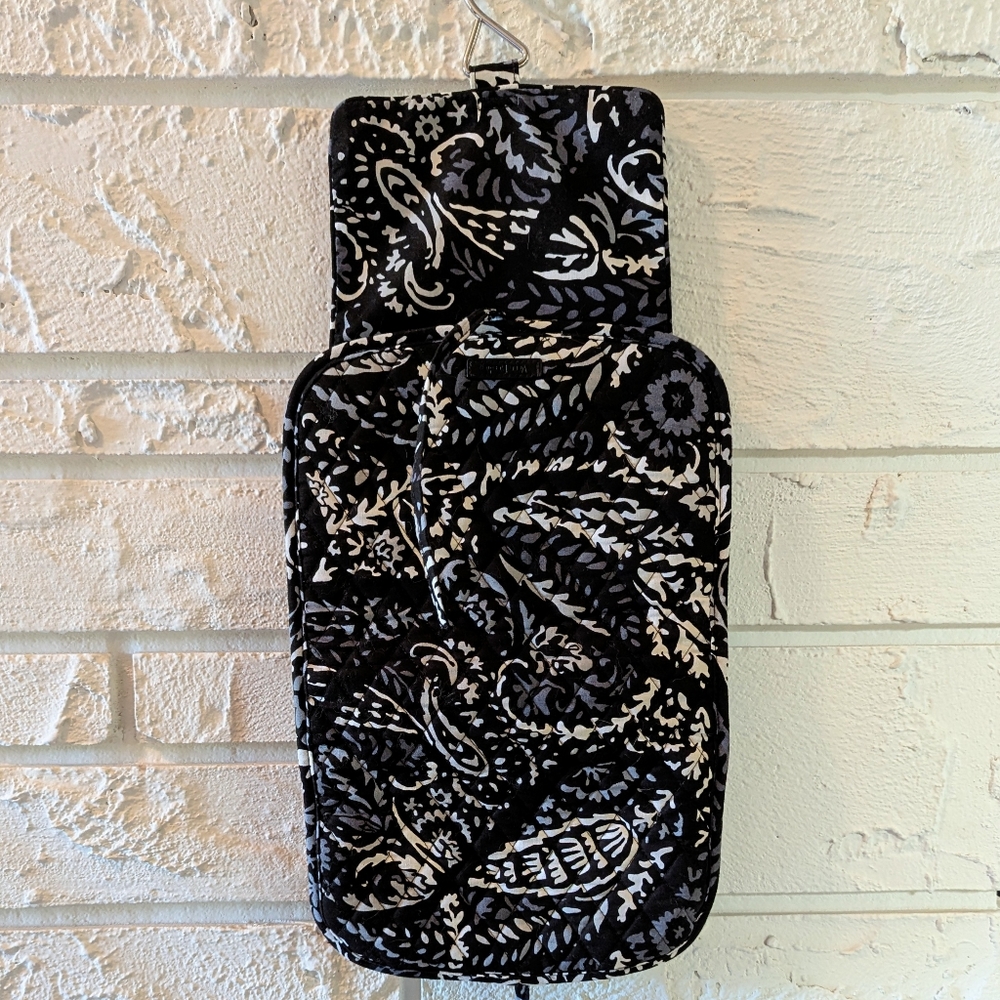Vera Bradley Travel Set Essential Backpack & Hanging Travel Bag Paisley Noir - Picture 11 of 13